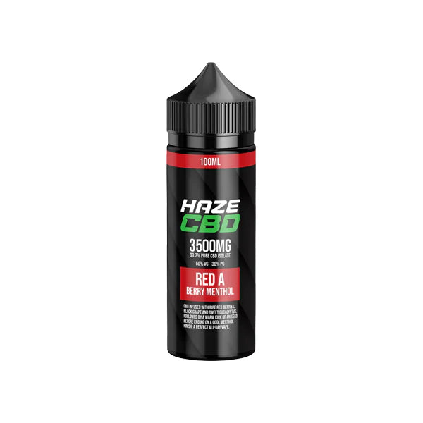 Haze 3500mg CBD E-Liquid 100ml (50VG/50PG)– Ecocig Vapour Store