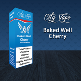 Baked Well Cherry Flavoured Vape E-Liquid - City Vape - 30VG / 70PG