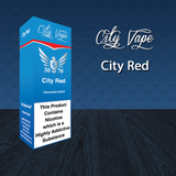 City Red Flavoured Vape E-Liquid - City Vape - 30VG / 70PG