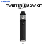 Freemax Twister 2 80w Kit [Black] (inc free glass) [Quality Vape E-Liquids, CBD Products] - Ecocig Vapour Store