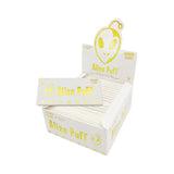 33 Alien Puff White & Gold King Size Unbleached Brown Rolling Papers ( HP109 )