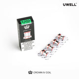 Uwell Crown 4 Coils - 4 Pack [Dual 0.4ohm] [Quality Vape E-Liquids, CBD Products] - Ecocig Vapour Store