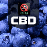 Blueberry Flavoured CBD E-Liquid - QCig - 40VG / 60PG