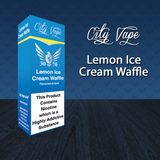 Lemon Ice Cream Waffle 10ml Vape E-Liquid - City Vape - 30VG / 70PG