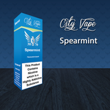 Spearmint Flavoured 10ml Vape E-Liquid - City Vape - 30VG / 70PG