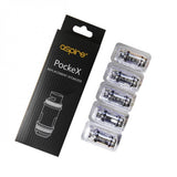 Aspire PockeX Coils - 5 Pack [1.2ohm] [Quality Vape E-Liquids, CBD Products] - Ecocig Vapour Store