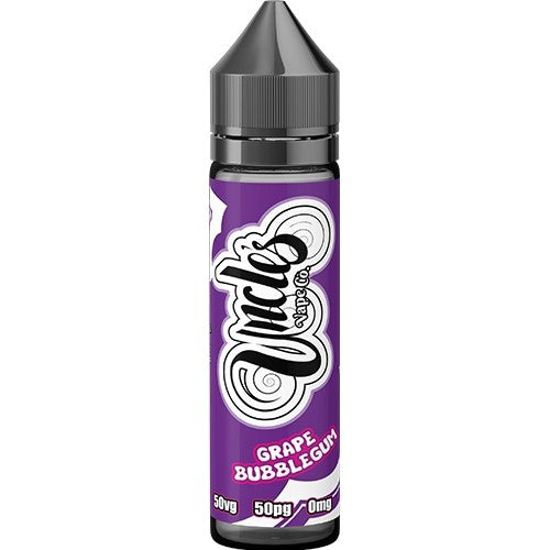 Grape Bubblegum 50ml Shortfill E-Liquid - By Uncle's Vape Co - 50VG / 50PG