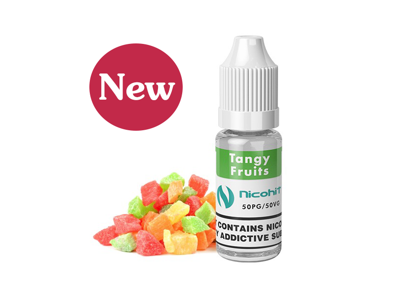 Tangy Fruits Flavoured Vape E-Liquid - Nicohit - 50VG / 50PG