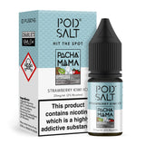 Pod Salt Fusions - Nicotine Salt - Pacha Mama Strawberry Kiwi Ice [20mg] [Quality Vape E-Liquids, CBD Products] - Ecocig Vapour Store