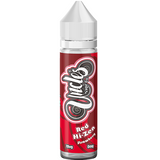 Red Hi-Zen Flavoured 50ml Shortfill E-Liquid - Uncles Vape Co - 70VG / 30PG