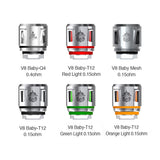Smok TFV8 Baby Coils - 5 Pack [T12 Orange Light] [Quality Vape E-Liquids, CBD Products] - Ecocig Vapour Store