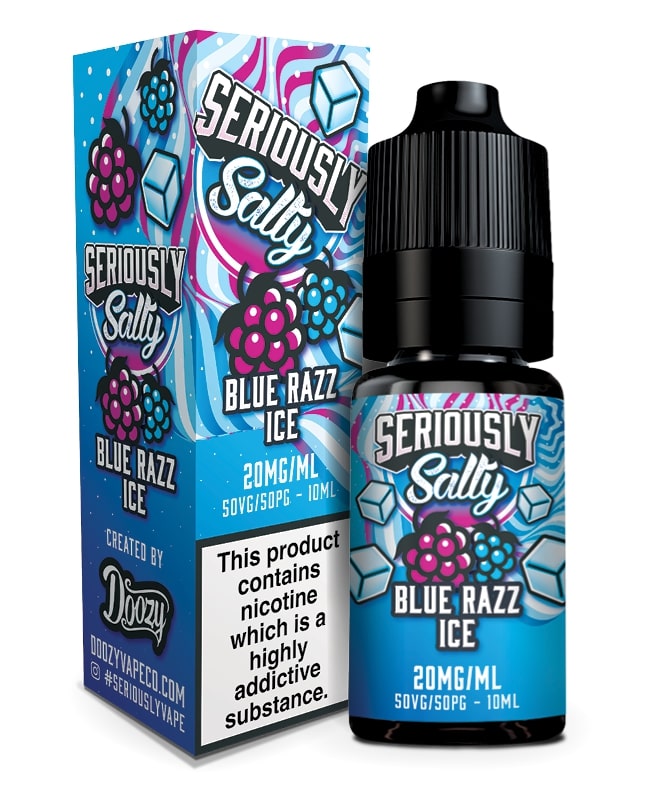 Doozy Vape - Seriously Salty - Blue Razz [05mg] [Quality Vape E-Liquids, CBD Products] - Ecocig Vapour Store