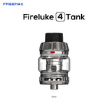 Freemax Fireluke 4 Tank [Silver] (inc free glass) [Quality Vape E-Liquids, CBD Products] - Ecocig Vapour Store