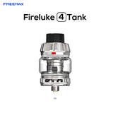 Freemax Fireluke 4 Tank [Stainless] (inc free glass) [Quality Vape E-Liquids, CBD Products] - Ecocig Vapour Store