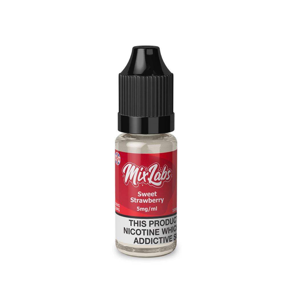 Mix Labs - Nic Salt - Sweet Strawberry [5mg] [Quality Vape E-Liquids, CBD Products] - Ecocig Vapour Store