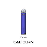 Uwell Caliburn A2S Pod Kit [Purple] [Quality Vape E-Liquids, CBD Products] - Ecocig Vapour Store