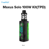 Freemax Maxus Solo 100w Kit [Black] (Inc Free Glass) [Quality Vape E-Liquids, CBD Products] - Ecocig Vapour Store