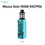 Freemax Maxus Solo 100w Kit [Sea Blue] (Inc Free Glass) [Quality Vape E-Liquids, CBD Products] - Ecocig Vapour Store