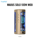 Freemax Maxus Solo 100w Mod [Golden] [Quality Vape E-Liquids, CBD Products] - Ecocig Vapour Store