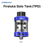 Freemax Fireluke Solo Tank [Blue] (Inc Free Glass) [Quality Vape E-Liquids, CBD Products] - Ecocig Vapour Store