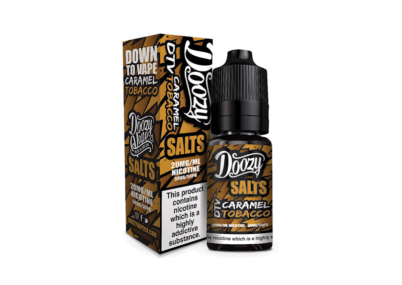 Doozy Vape - Nic Salt - Caramel Tobacco [20mg] [Quality Vape E-Liquids, CBD Products] - Ecocig Vapour Store