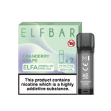Elf Bar Elfa Pod - 2 Pack [Cranberry Grape 20mg]