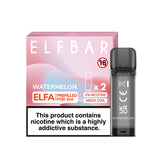 Elf Bar Elfa Pod - 2 Pack [Watermelon 20mg] [Quality Vape E-Liquids, CBD Products] - Ecocig Vapour Store