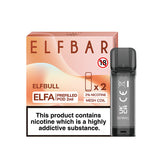 Elf Bar Elfa Pod - 2 Pack [Elfbull 20mg] [Quality Vape E-Liquids, CBD Products] - Ecocig Vapour Store