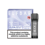 Elf Bar Elfa Pod - 2 Pack [Blue Razz Lemonade 20mg] [Quality Vape E-Liquids, CBD Products] - Ecocig Vapour Store
