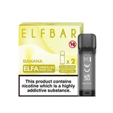 Elf Bar Elfa Pod - 2 Pack [Banana 20mg] [Quality Vape E-Liquids, CBD Products] - Ecocig Vapour Store