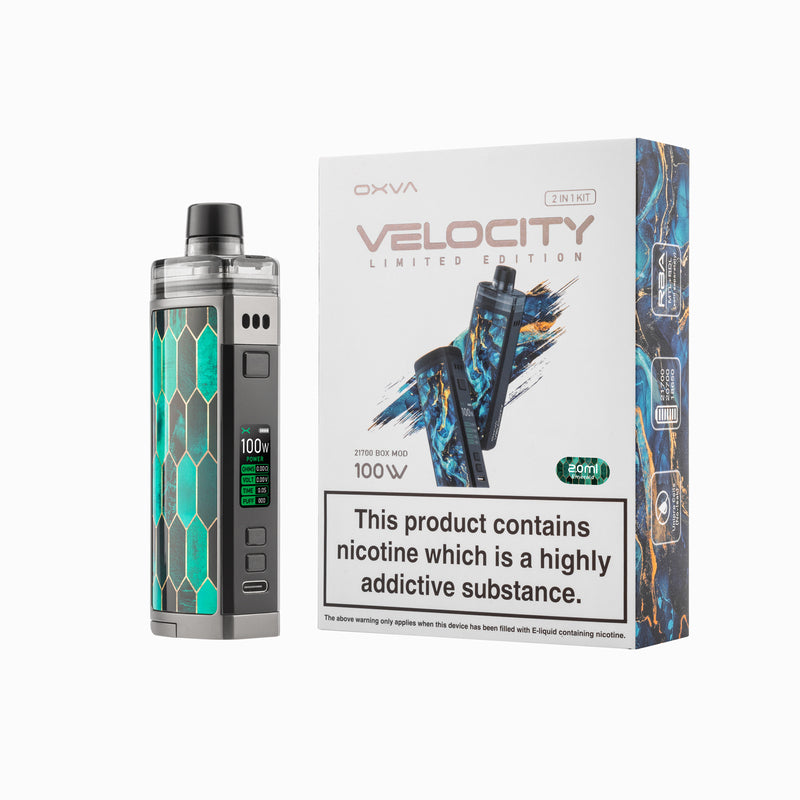 OXVA Velocity LE Pod Kit [Emerald] [Quality Vape E-Liquids, CBD Products] - Ecocig Vapour Store