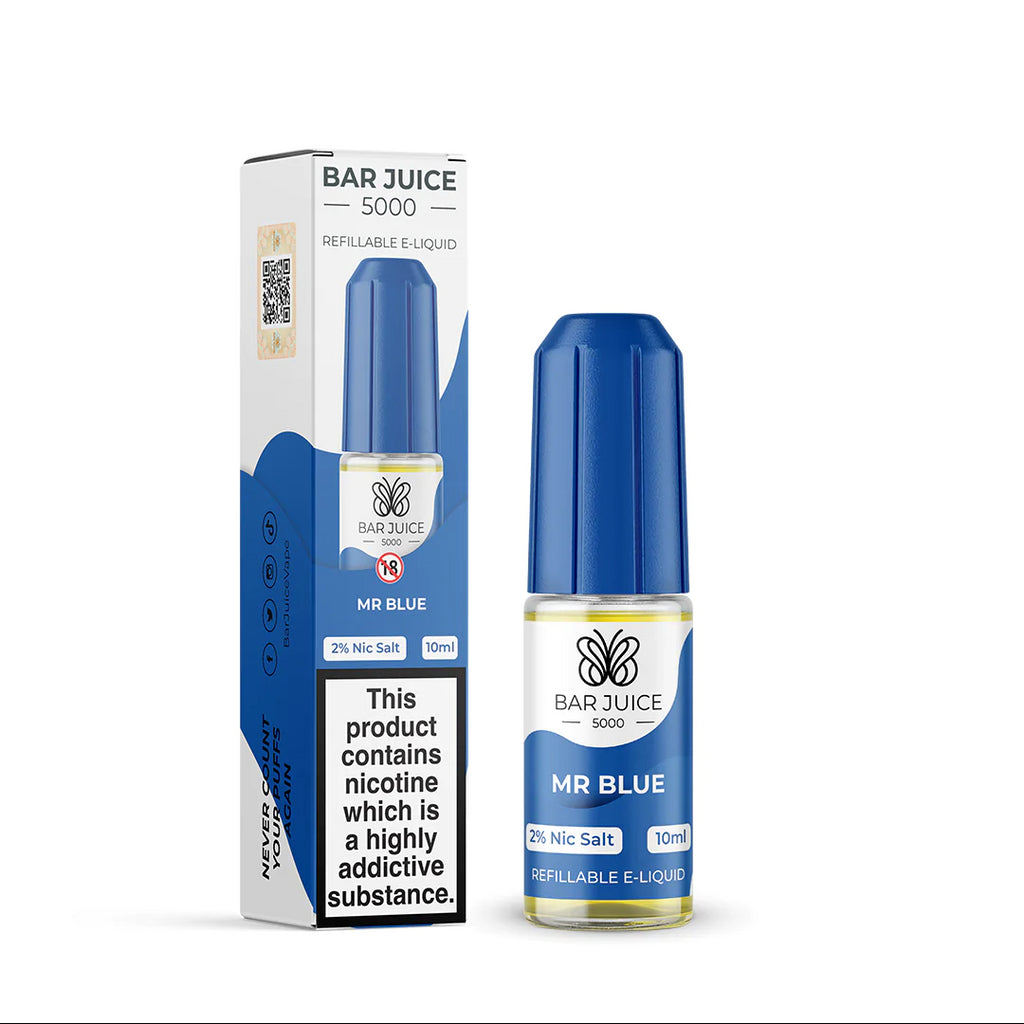 Bar Juice - Nic Salt - Mr Blue [20mg] [Quality Vape E-Liquids, CBD Products] - Ecocig Vapour Store