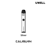 Uwell Caliburn A3 Pod Kit [Silver] [Quality Vape E-Liquids, CBD Products] - Ecocig Vapour Store