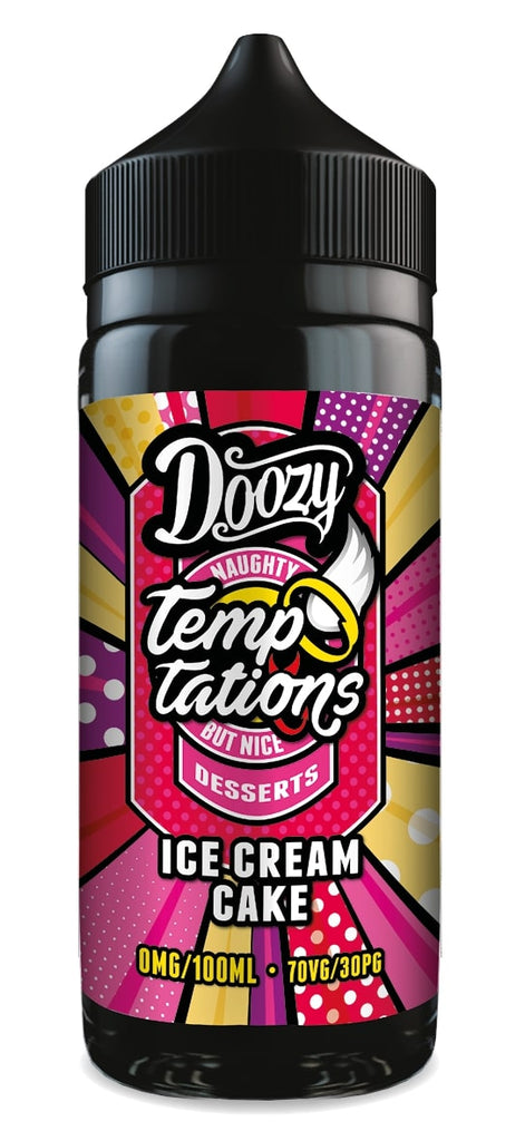 Doozy Vape - Doozy Temptation - 100ml - Ice Cream Cake [Quality Vape E-Liquids, CBD Products] - Ecocig Vapour Store