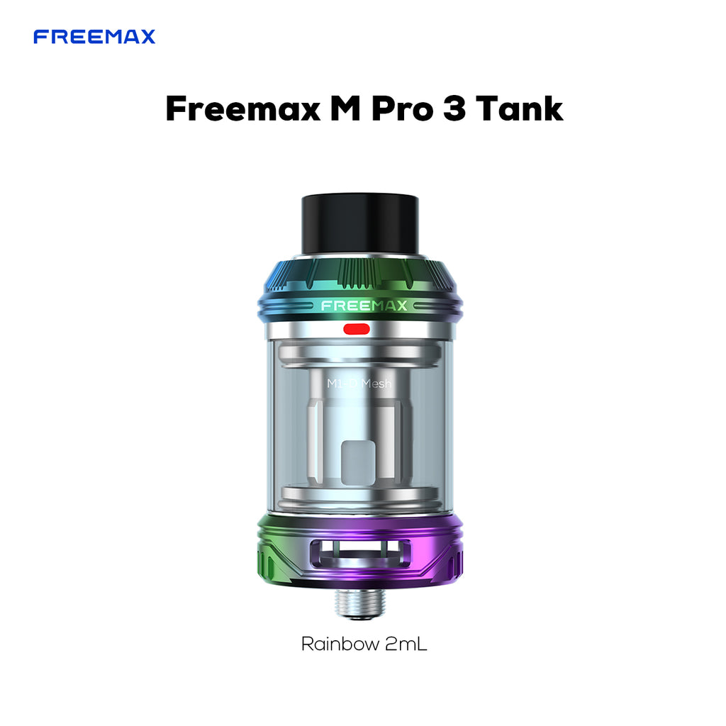 Freemax Mesh Pro 3 Tank [Rainbow] (Inc Free Glass) [Quality Vape E-Liquids, CBD Products] - Ecocig Vapour Store