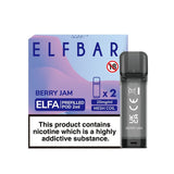 Elf Bar Elfa Pod - 2 Pack [Berry Jam 20mg] [Quality Vape E-Liquids, CBD Products] - Ecocig Vapour Store