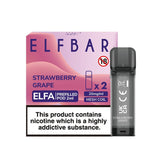 Elf Bar Elfa Pod - 2 Pack [Strawberry Grape 20mg] [Quality Vape E-Liquids, CBD Products] - Ecocig Vapour Store
