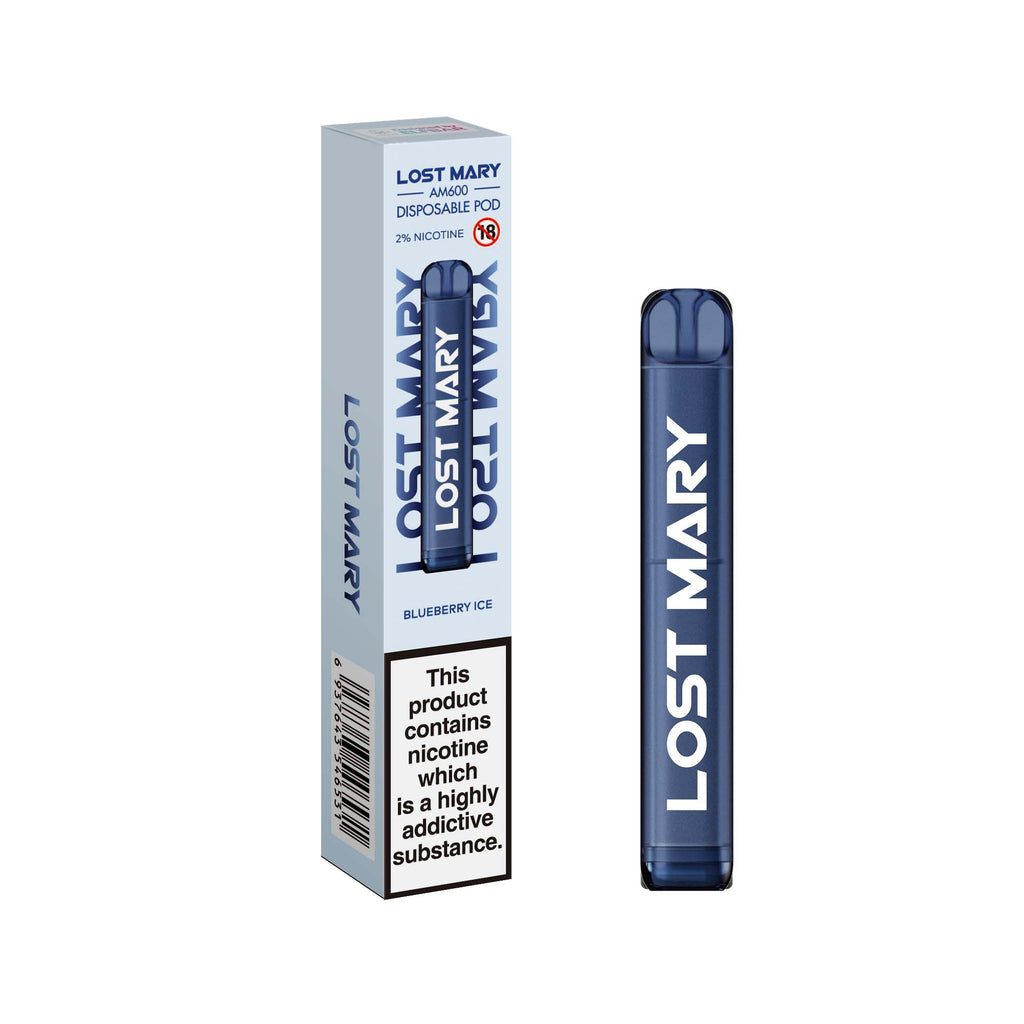 Lost Mary AM600 Disposable Pod - Blueberry [20mg] [Quality Vape E-Liquids, CBD Products] - Ecocig Vapour Store