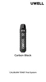 Uwell Caliburn Tenet Pod Kit [Carbon Black] [Quality Vape E-Liquids, CBD Products] - Ecocig Vapour Store