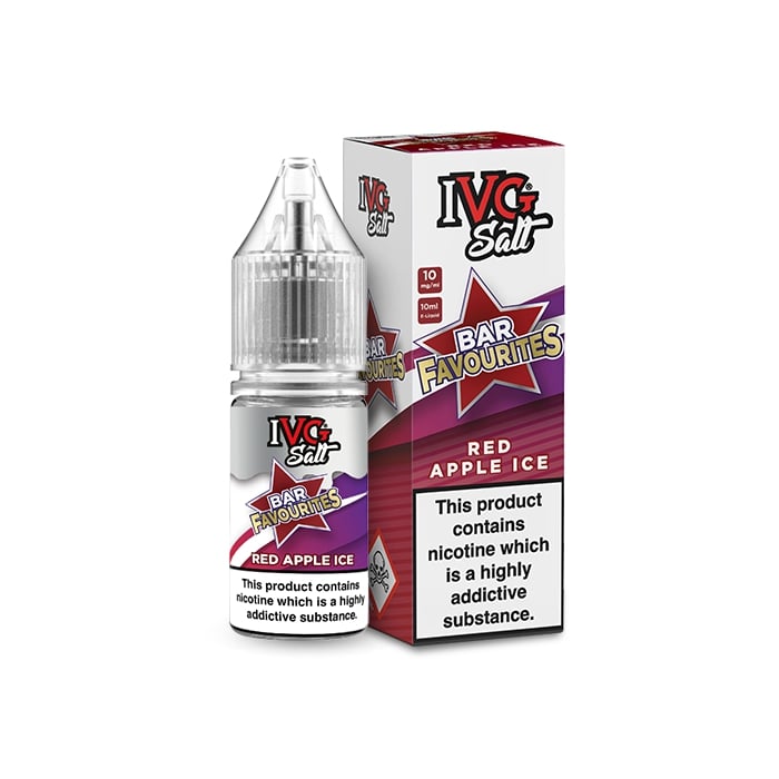 IVG - Nic Salt - Bar Favourites - Red Apple Ice [10mg] [Quality Vape E-Liquids, CBD Products] - Ecocig Vapour Store