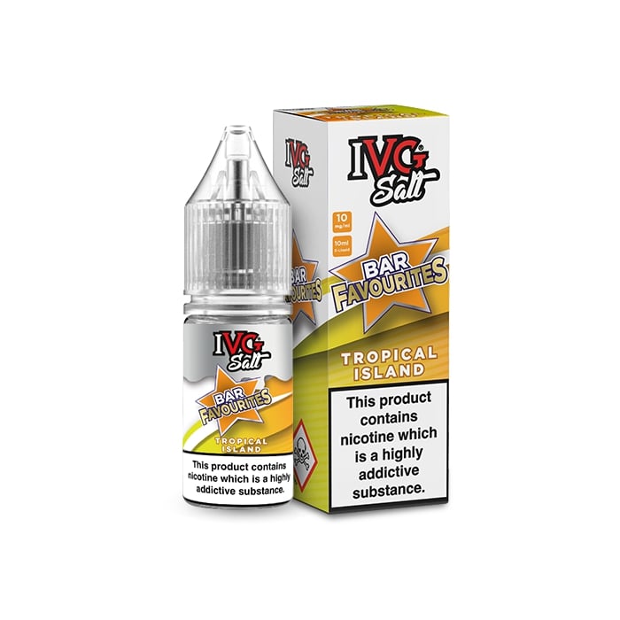 IVG - Nic Salt - Bar Favourites - Tropical Island [20mg] [Quality Vape E-Liquids, CBD Products] - Ecocig Vapour Store