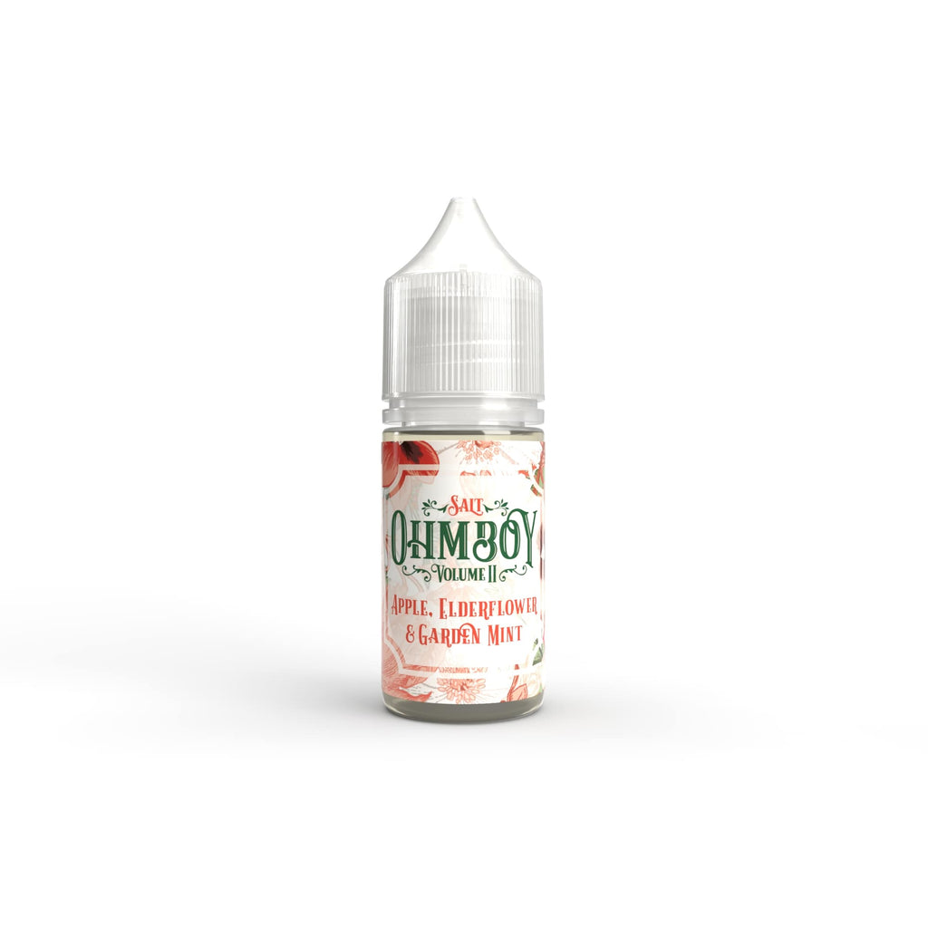 Ohm Boy V2 - Nic Salt - Apple Elderflower &amp; Garden Mint [10mg] [Quality Vape E-Liquids, CBD Products] - Ecocig Vapour Store