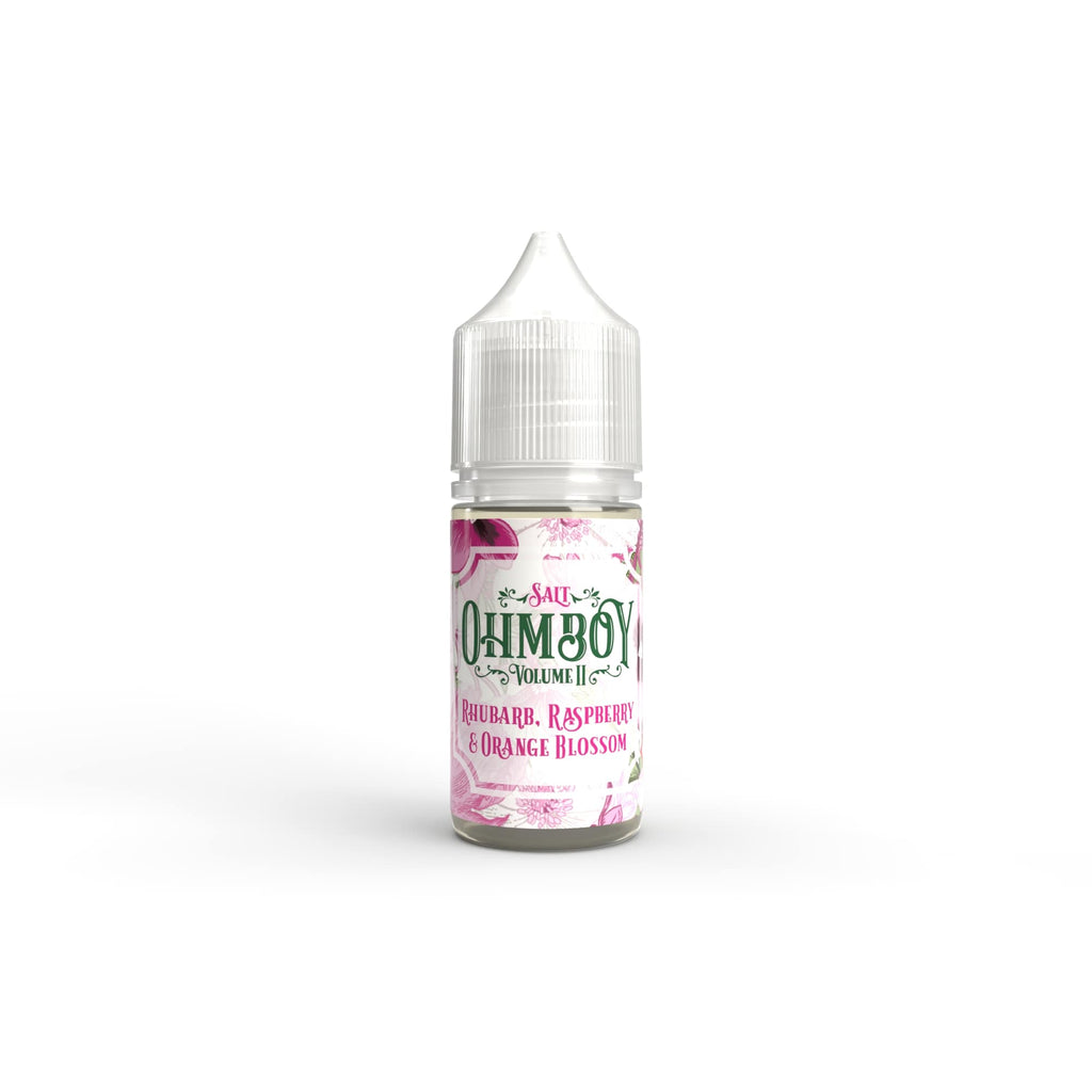 Ohm Boy V2 - Nic Salt - Rhubarb Raspberry &amp; Orange Blossom [10mg] [Quality Vape E-Liquids, CBD Products] - Ecocig Vapour Store