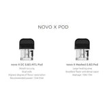 Smok Novo X Pods - 3 Pack [0.8ohm Mesh] [Quality Vape E-Liquids, CBD Products] - Ecocig Vapour Store