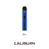 Uwell Caliburn A2 Pod Kit [Blue] [Quality Vape E-Liquids, CBD Products] - Ecocig Vapour Store