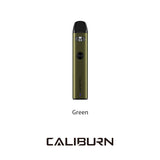 Uwell Caliburn A2 Pod Kit [Green] [Quality Vape E-Liquids, CBD Products] - Ecocig Vapour Store