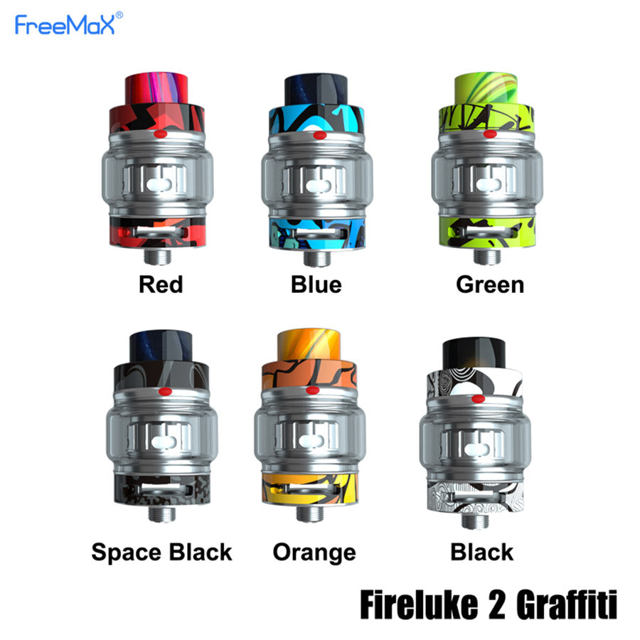 Freemax Fireluke 2 Tank [Graffiti Green] [Quality Vape E-Liquids, CBD Products] - Ecocig Vapour Store