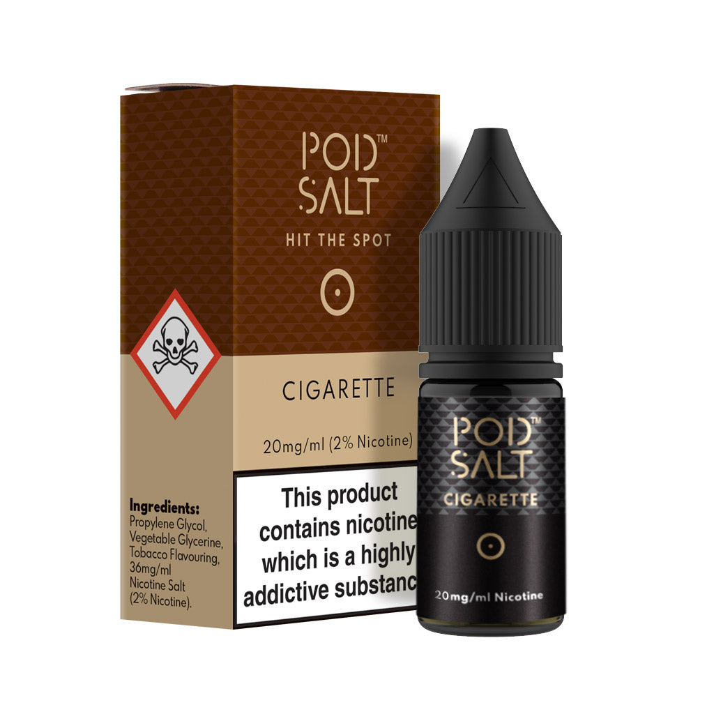 Pod Salt - Nicotine Salt - Cigarette [11mg] [Quality Vape E-Liquids, CBD Products] - Ecocig Vapour Store