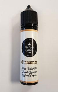 The Kings Custard - 50ml Shortfill E-Liquid - Cinnamon Custard [Quality Vape E-Liquids, CBD Products] - Ecocig Vapour Store