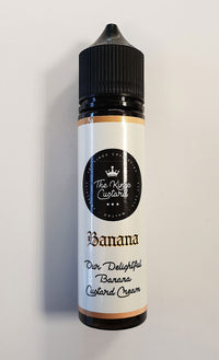 The Kings Custard - 50ml Shortfill E-Liquid - Banana Custard [Quality Vape E-Liquids, CBD Products] - Ecocig Vapour Store